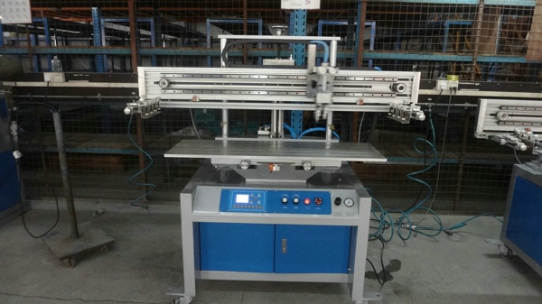 Flat Bed Screen Printing Machine with Vacuum Table