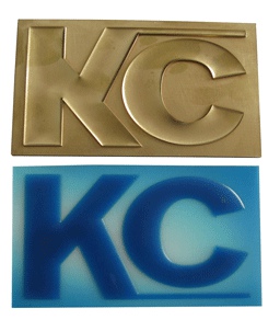 Engraved Embossing Copper Plate