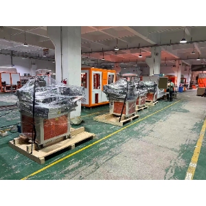 9 sets of mark pen hot stamping machine and mark pen caps heat transfer printing machine to Vietnam customer