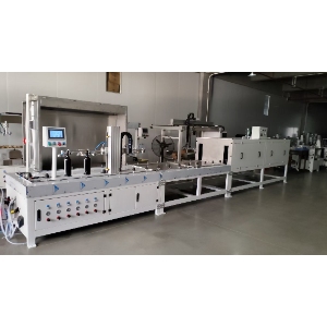 Glass bottle spraying machine shipped and delivered to USA Customer