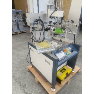 CNC screen printing machine on plastic mugs and water cups screen printing