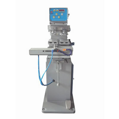 Máquina de tampografía de dos colores con taza de tinta