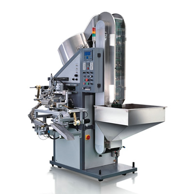 Máquina automática de estampado en caliente para tubos abiertos por dos lados