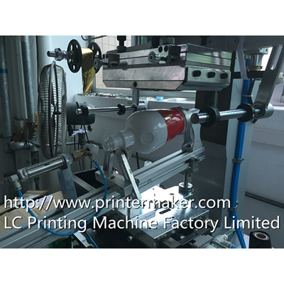 Máquina de estampado en caliente para botellas de vidrio