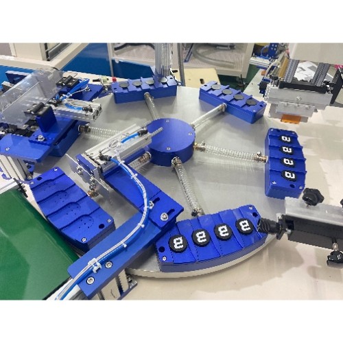 Máquina de serigrafía plana rotativa automática Máquina de serigrafía plana rotativa automática